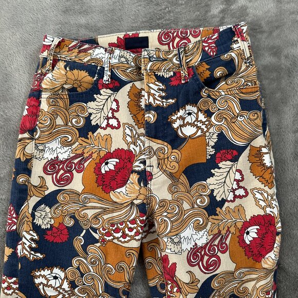 Mother Jeans The Hustler Ankle Fray 28 Flowers In Her Hair Boho Festival - Picture 3 of 11